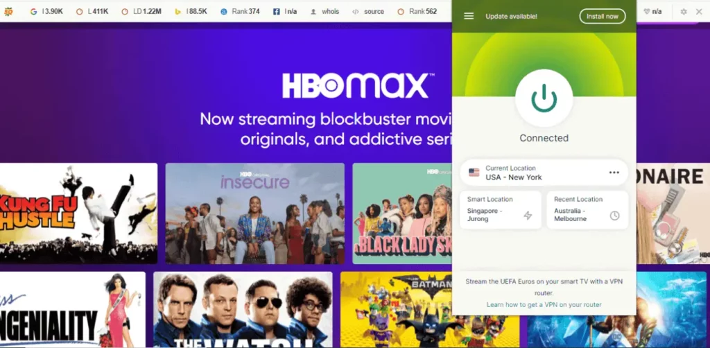 unblock hbo max philippines with expressvpn